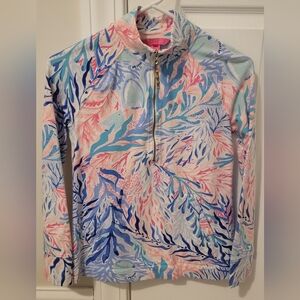Lilly Puiltzer Colorful Skipper Zip-up Womans XXS